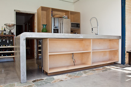 Concreate island benchtop, concrete benchtop