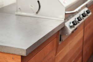 BBQ concrete benchtop